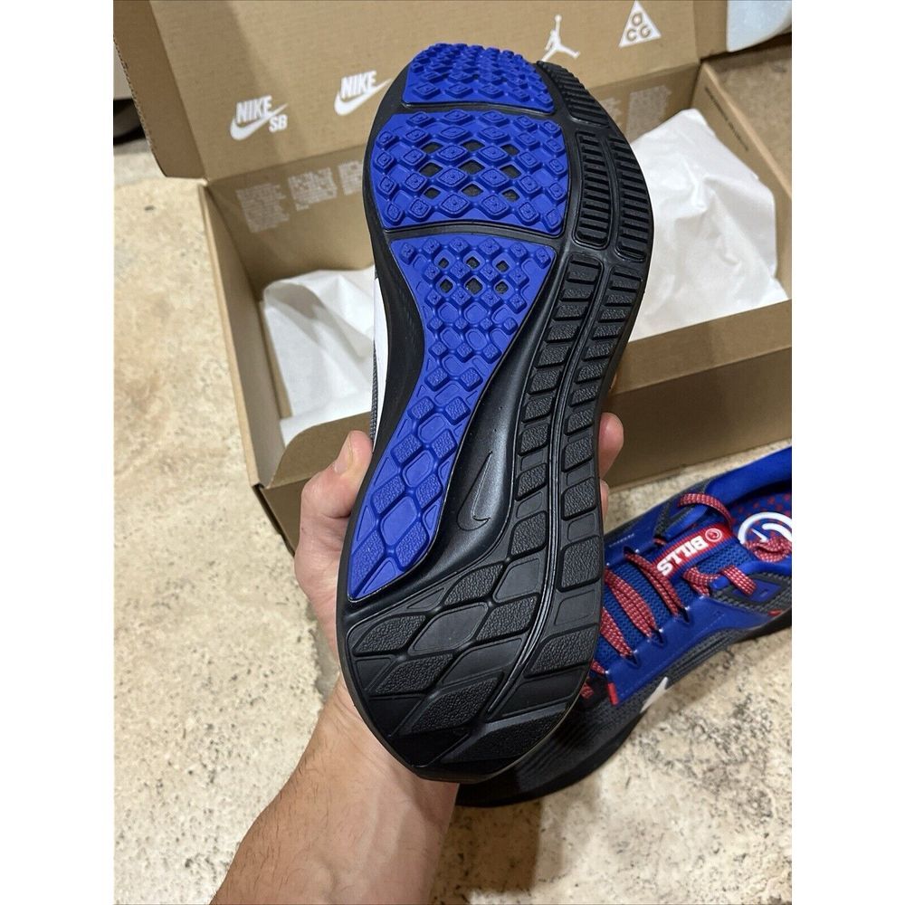 Nike Zoom Pegasus 40 Buffalo Bills NFL Mens Shoes Anthracite Blue DZ5976 001 NEW - Picture 6 of 7